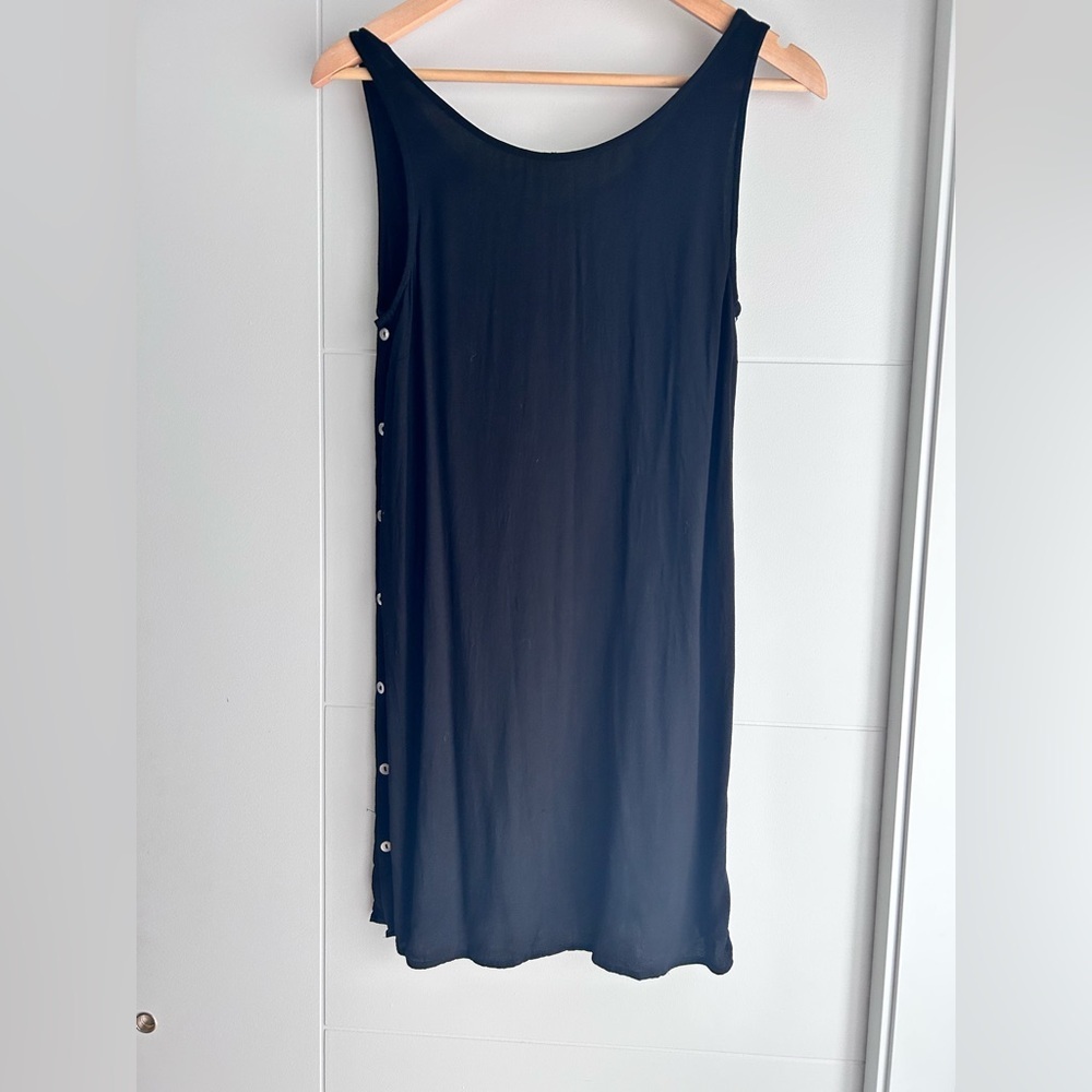 Black Side button Closure